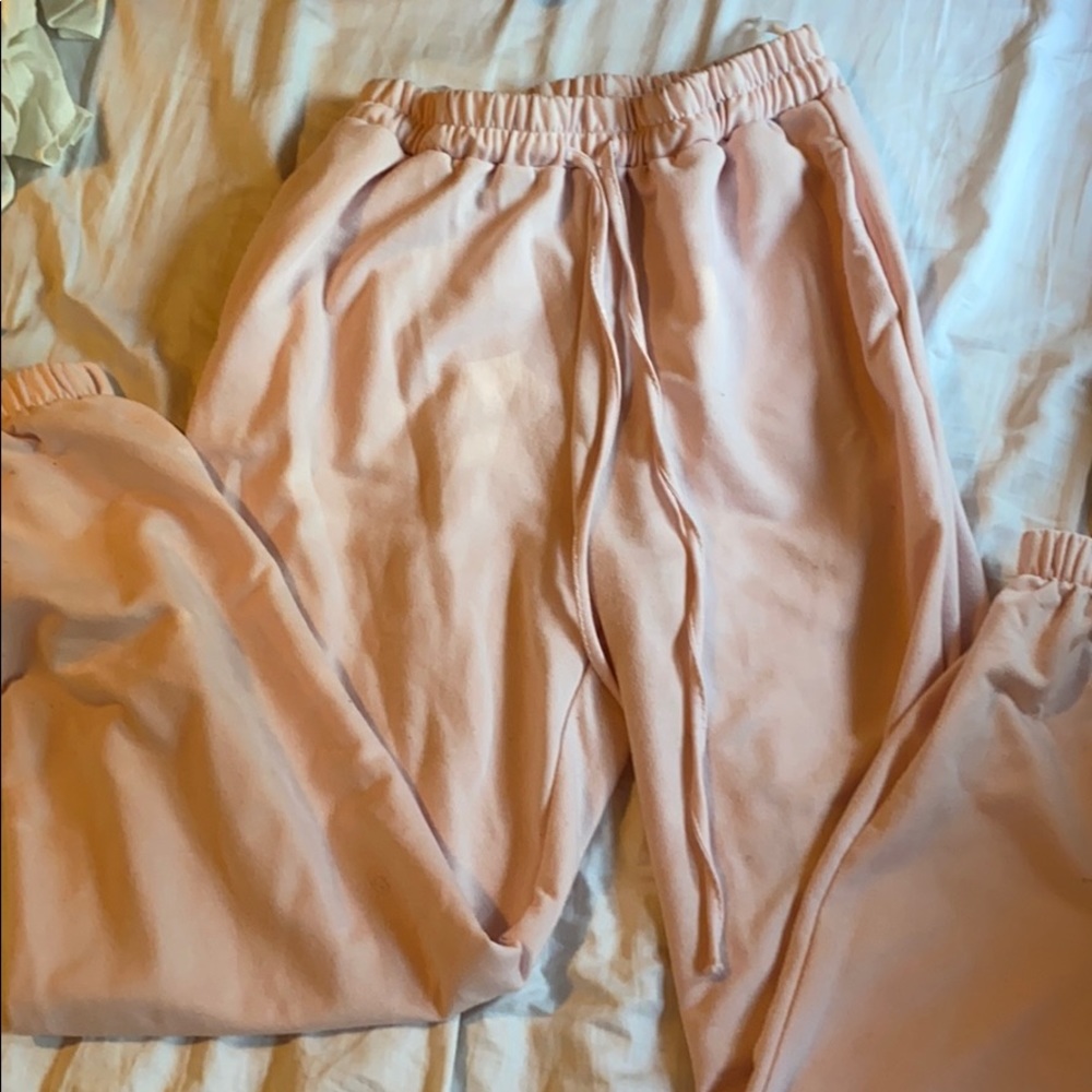 pink joggers